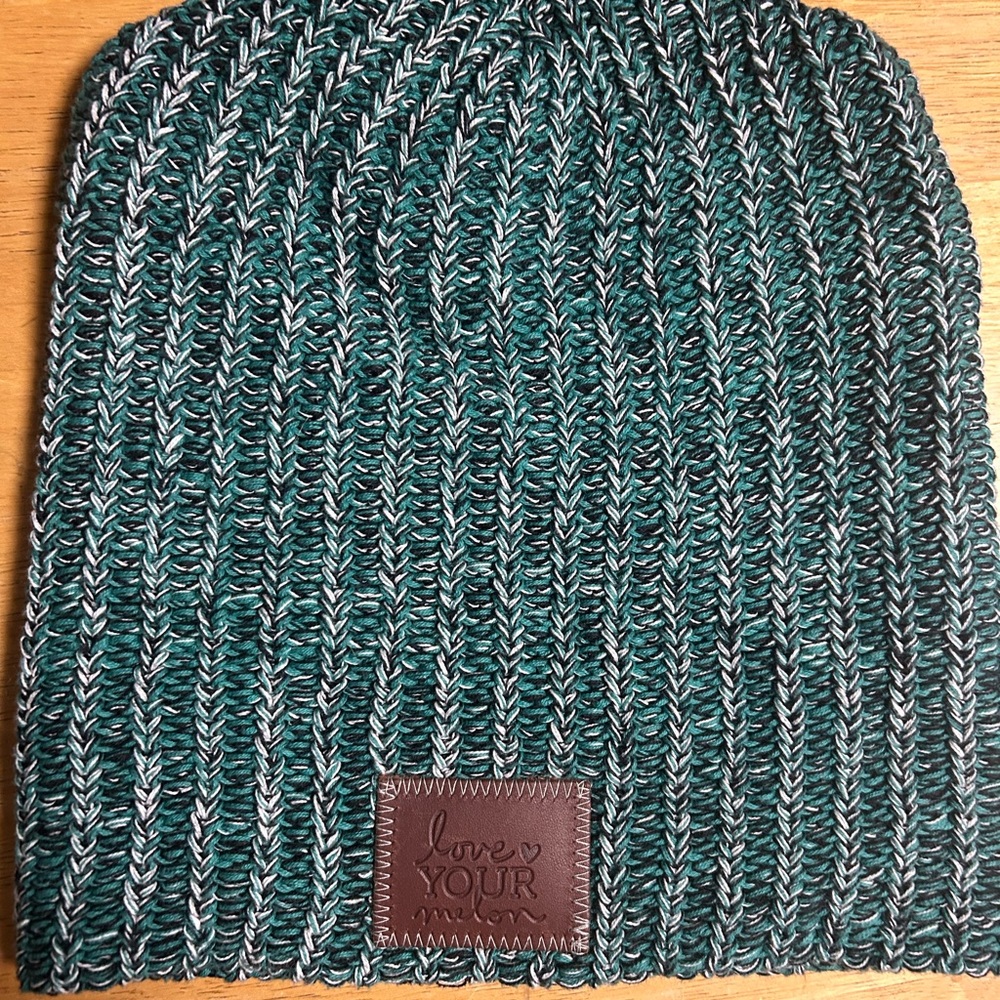 Love Your Melon Green Knit Beanie